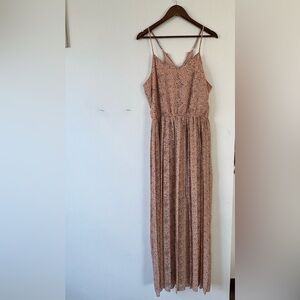 Bar III Sleeveless Tan Maxi Dress